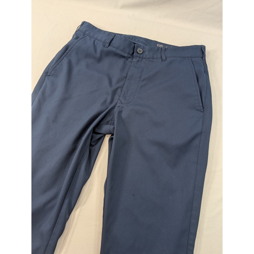 MIZZEN + MAIN PERFORMANCE BARON TRIM Chino Pants Mens 32x29 (32x30 Tag) Blue